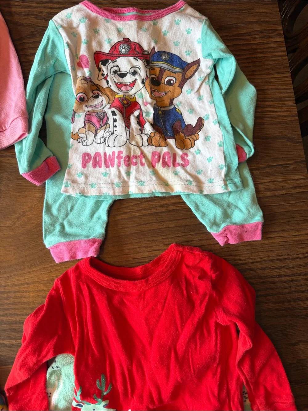 Pink Girls' baby 13m Pajama bundle